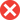 Red X