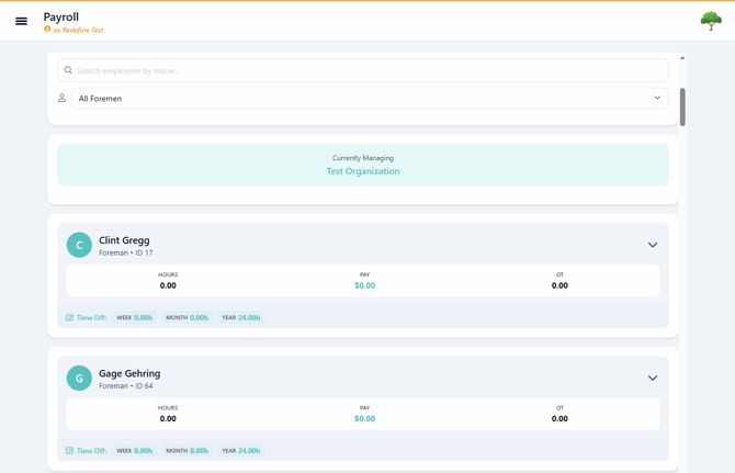payroll screen 1